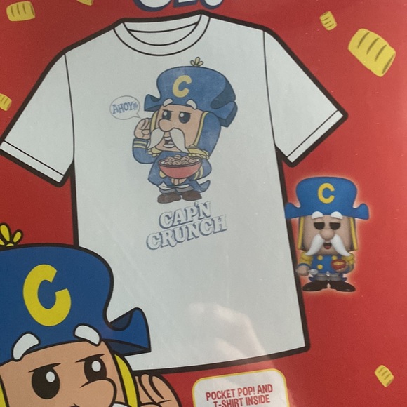 Funko Cap N Crunch T Shirt . Size XL. New - Picture 4 of 7